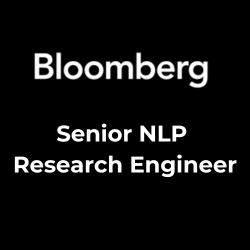 bloomberg job Senior NLP Research Engineer