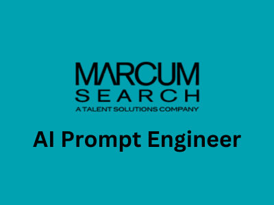 AI Prompt Engineer job marcum llp