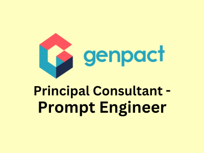 Principal Consultant - Prompt Engineer, Genpact