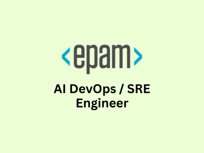 AI DevOps  SRE Engineer, EPAM Systems