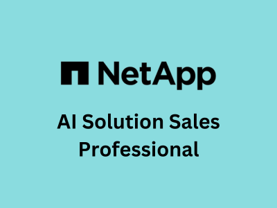 AI Solution Sales Professional, NetApp