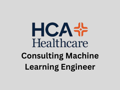 Consulting Machine Learning Engineer, HCA Healthcare