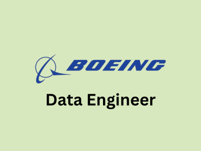 Data Engineer, Boeing Defense Space and Security