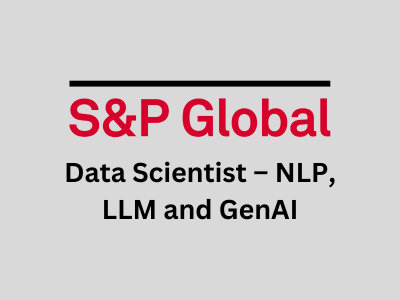 Data Scientist, S&P Global