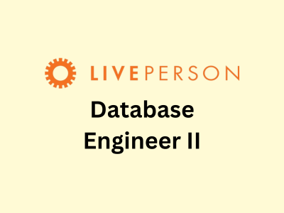 Database Engineer II, LivePerson