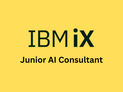 Junior AI Consultant, IBM iX