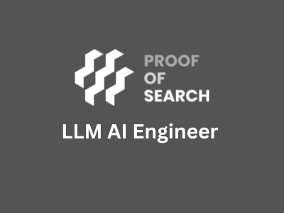 LLM AI Engineer, Proof of Search