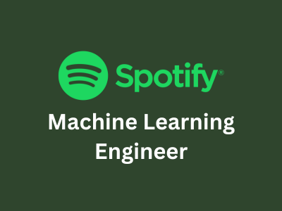 Machine Learning Engineer, Spotify