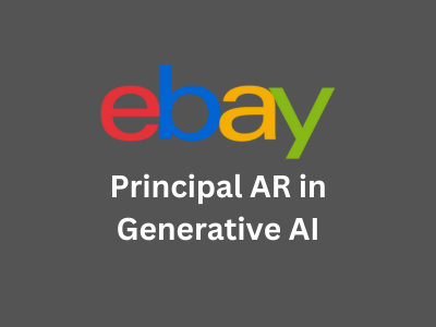 Principal AR in Generative AI, eBay