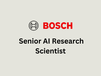 Senior AI Research Scientist, BOSCH