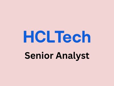 Senior Analyst, HCLTech