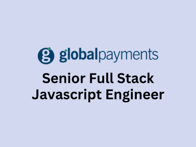 Senior Full Stack Javascript Engineer, Global Payments Inc.