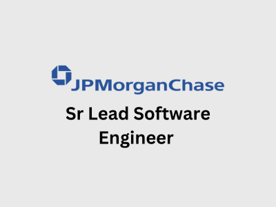 Sr Lead Software Engineer, JPMorgan Chase