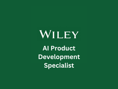 AI Product Development Specialist, Wiley