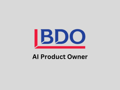 AI Product Owner, BDO