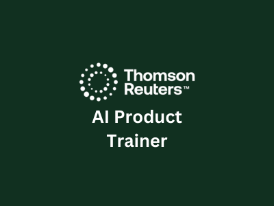 AI Product Trainer, Thomson Reuters