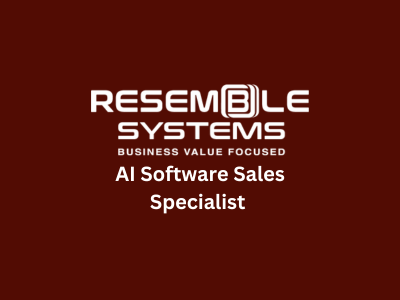 AI Software Sales Specialist, Resemble Systems