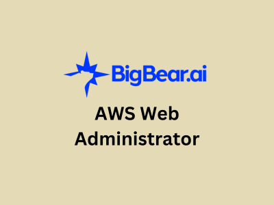 AWS Web Administrator, BigBear AI