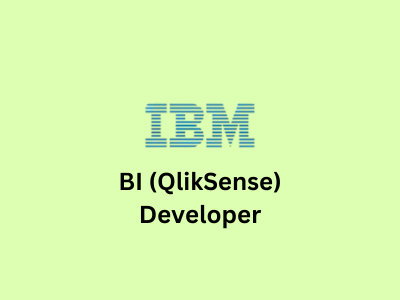 BI (QlikSense) Developer, IBM