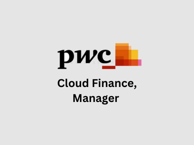 Cloud Finance Manager, PwC