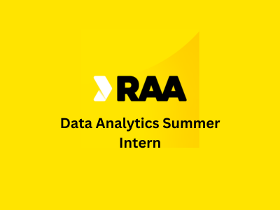 Data Analytics Summer Intern, RAA