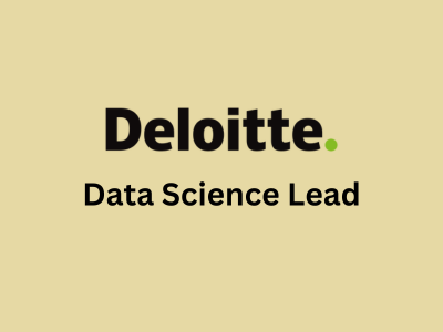 Data Science Lead, Deloitte