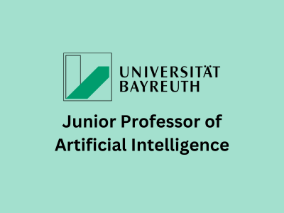 Junior Professor of Artificial Intelligence, University of Bayreuth