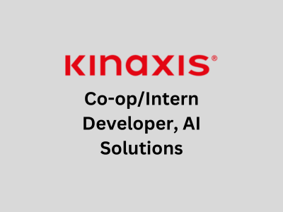 Co-op/Intern Developer AI Solutions, Kinaxis