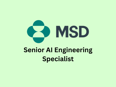 Senior AI Engineering Specialist, Merck Sharp & Dohme