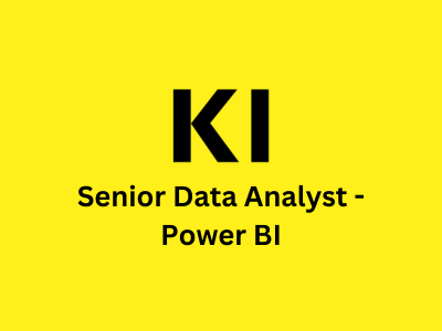 Senior Data Analyst - Power BI, KI Group