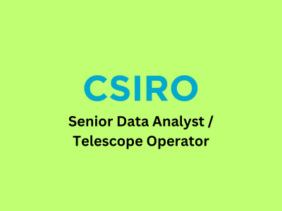 Senior Data Analyst  Telescope Operator, CSIRO