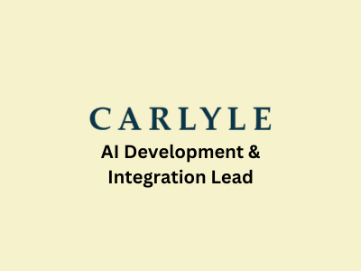 AI Development & Integration Lead, Carlyle Group