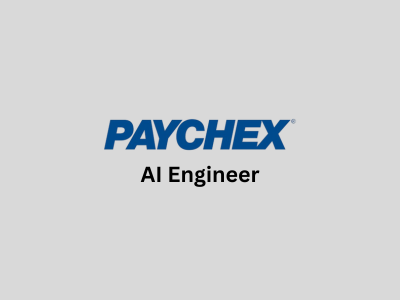 AI Engineer, Paychex