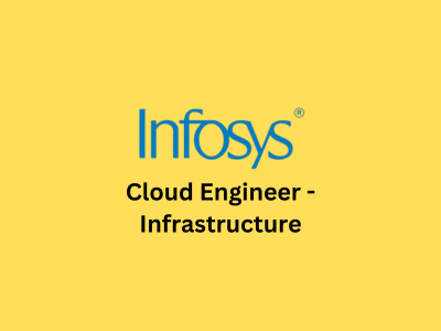 Cloud Engineer - Infrastructure, Infosys