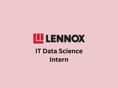 IT Data Science Intern, Lennox