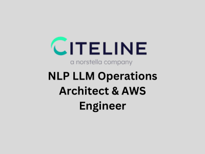 NLP LLM Operations Architect & AWS Engineer, Citeline