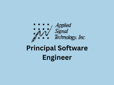 Principal Software Engineer, Applied Signal Technology