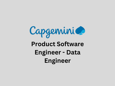 Product Software Engineer - Data Engineer, Capgemini