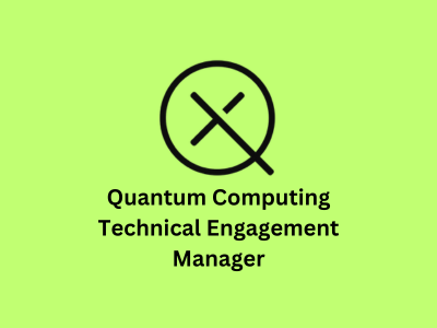 Quantum Computing Technical Engagement Manager, Xanadu