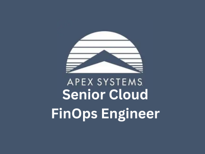 Senior Cloud FinOps Engineer, Apex Systems