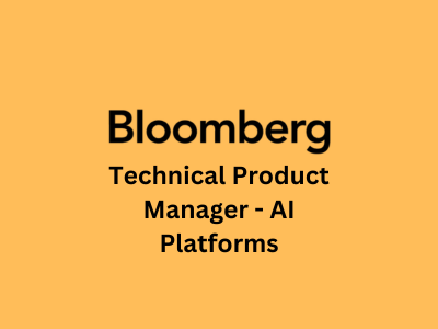 Technical Product Manager, Bloomberg