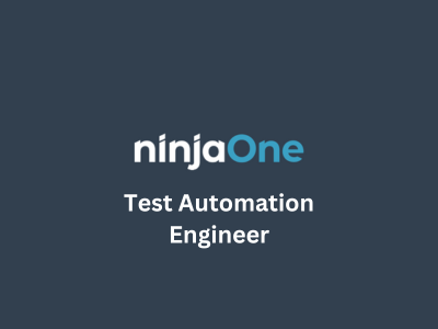 Test Automation Engineer, NinjaOne