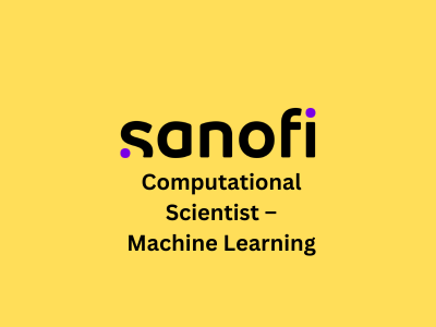 Computational Scientist - ML, Sanofi