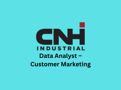 Data Analyst – Customer Marketing, CNH Industrial