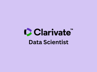 Data Scientist, Clarivate