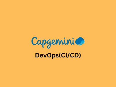 DevOps(CICD) Engineer, Capgemini