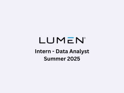 Intern - Data Analyst, Lumen