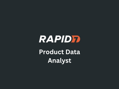 Product Data Analyst, Rapid7