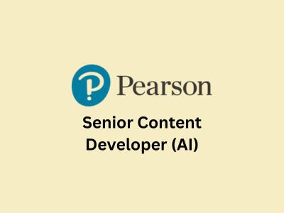 Senior Content Developer (AI), Pearson