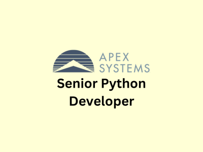 Senior Python Developer, Apex Systems